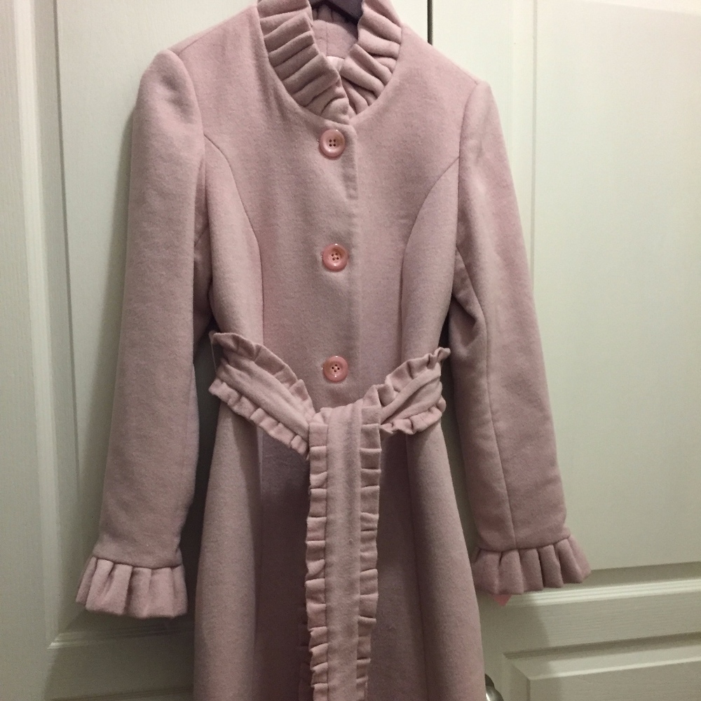 PRETTY IN PINK COAT!  Size Small